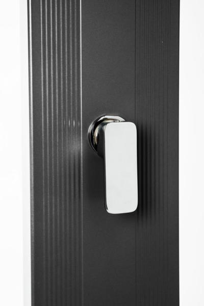 Steinbach Solardusche Slim Line Deluxe schwarz